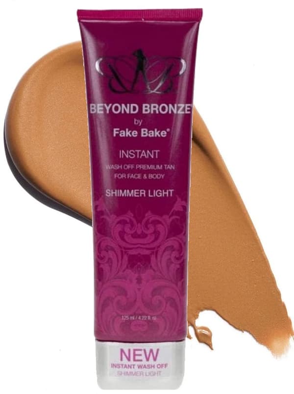 Fake Bake Beyond Bronze Instant Wash Off Premium Tan-Shimmer Light