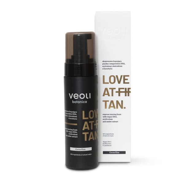 Veoli Botanica LOVE AT FIRST TAN express brun utan sol-skum Cocoa Kiss 200 ml