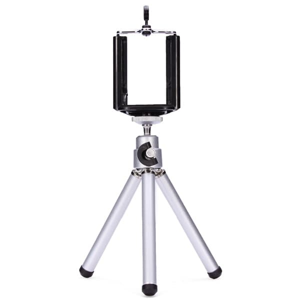 Mini Tripod för Mobiler - Silver Mini Tripod för Mobiler - Silver