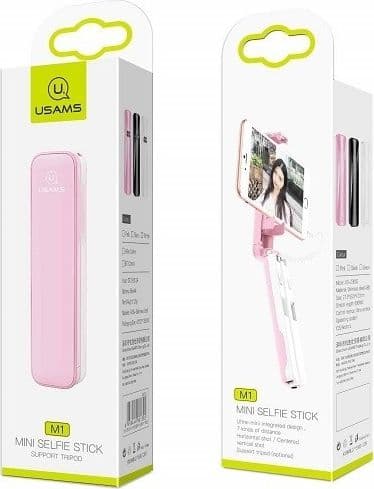 Usams Selfie Stick M1 Mini 3,5 mm jalusta US-ZB052 vihreä-ZB5203