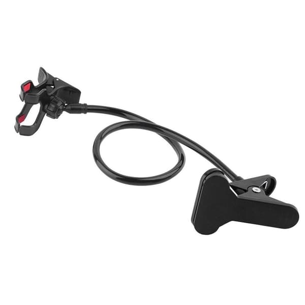 Fleksibel Mobilholder med Klemme - Sort
