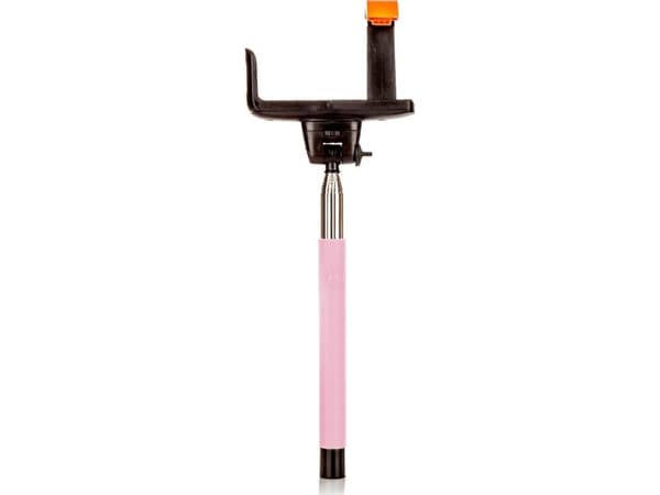 Selfie stick MadMan MadMan Selfie tyč DELUXE BT 100 cm růžová (monopod)