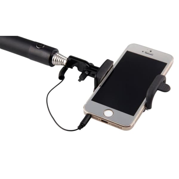 Plug and play sammenleggbar brakett selfiestang
