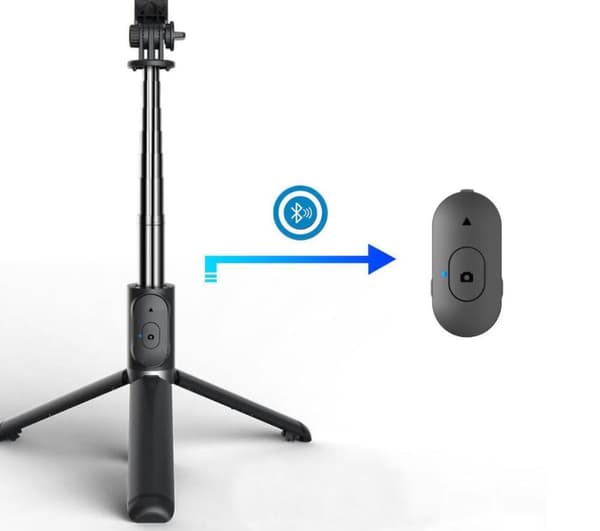Langaton Bluetooth Selfie Stick valolla