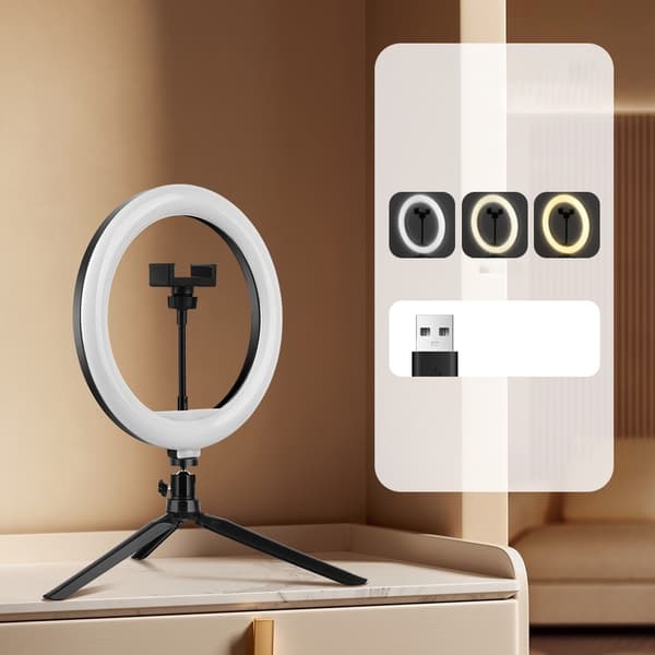 Selfie Ring Light Holder Lazy Bracket LED Light Live Stream Vlog