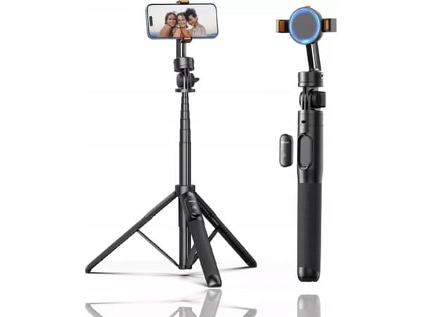 Selfie stick Ulanzi Tripod Selfie Stick Tripod Pilot Bluetooth Monopod High 160cm Magneettinen integroitu puhelimen pidike / Ulanzi / Sk-05