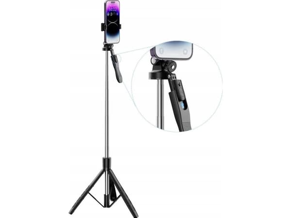 Selfie stick XO XO Selfie Stick BT Tripod SS15 180cm, black