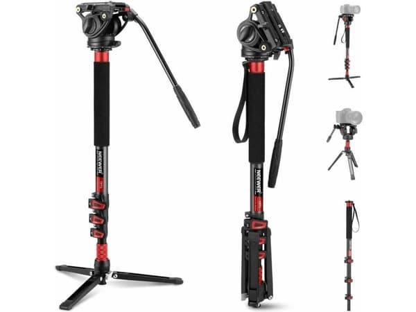 Monopod Neewer Neewer CARBON FIBER MONOPOD WITH FLUID HEAD 10101921