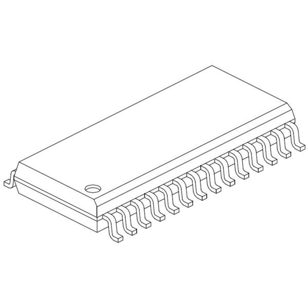 Microchip Technology PIC16F886-I/SO Inbyggd mikrokontroller SOIC-28 8-Bit 20 MHz Antal I/O 24
