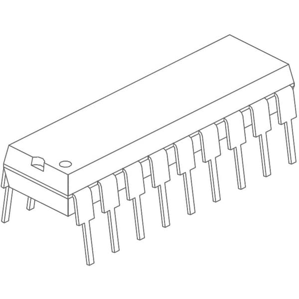 Microchip Technology PIC16F818-I/P Inbyggd mikrokontroller PDIP-18 8-Bit 20 MHz Antal I/O 16
