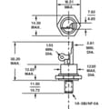 Miniatyrbild 3 av 3: Vishay 25RIA120 Tyristor (SCR) TO-208AA 1200 V 25 A