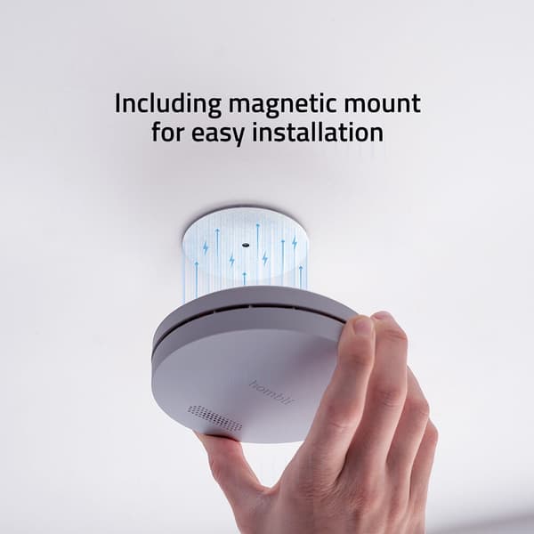 HOMBLI Smart Smoke Detector Grey