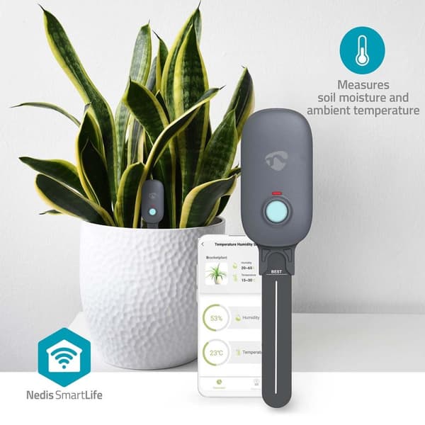 Nedis SmartLife Soil Moisture Meter | Bluetooth® | Battery Powered | IP55 | 0 - 100 | Android™ / IOS
