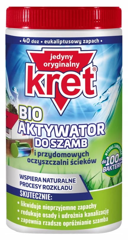 BIO-aktivator för septiktankar och avloppsreningsverk Kret 1 kg