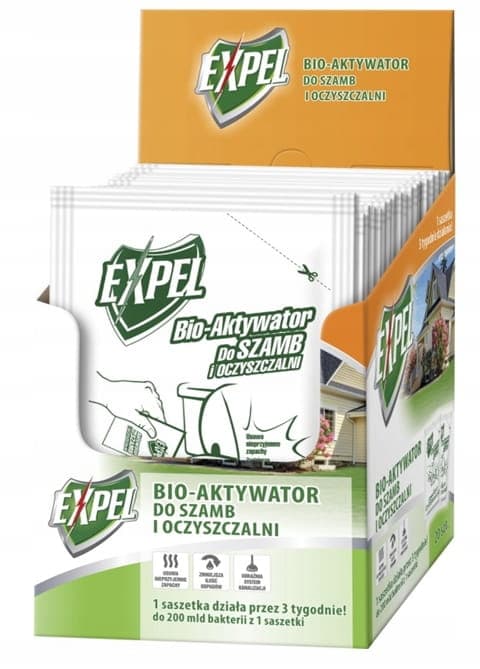 Bioaktivaattori septitankkeihin 25 g pussi Biohajoava Hajunpoisto