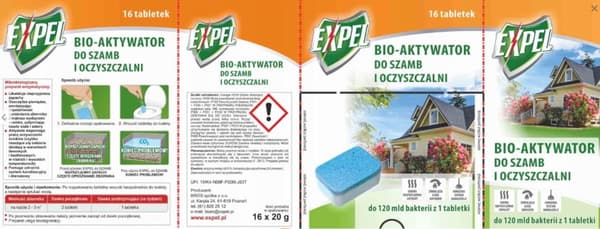 Bioaktivaattori septitankeille, tabletti 20 g. Puhdistaa ja neutraloi hajut.