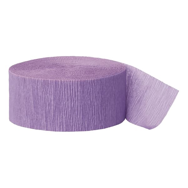 Unique Party Crepe Streamer Roll (81ft)