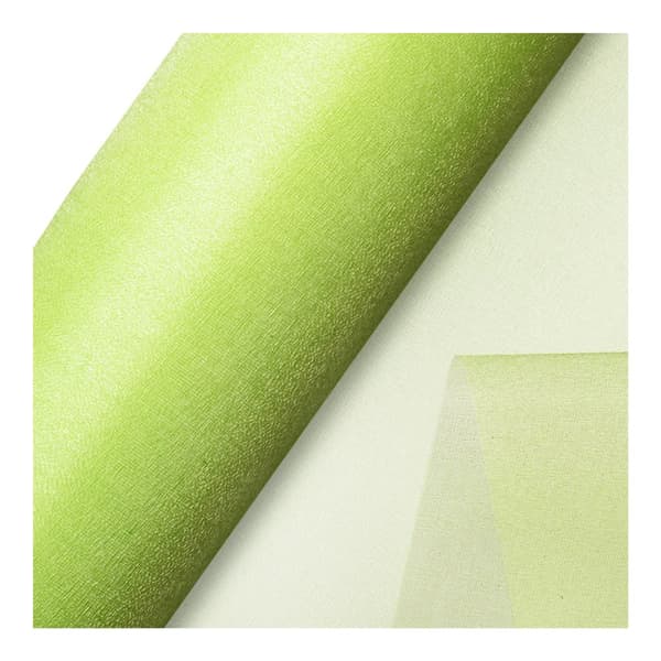 Club Green Organza 10 Metre Snow Sheer Roll