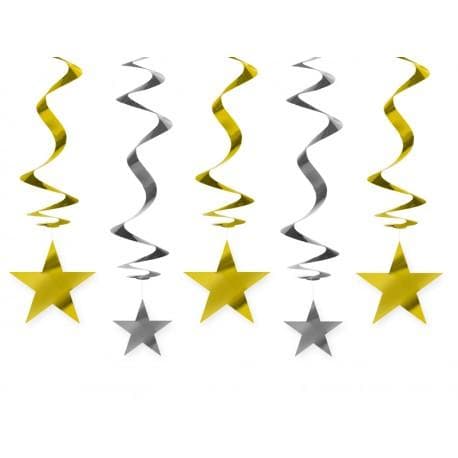 Swirls Stjärnor Hängande dekoration