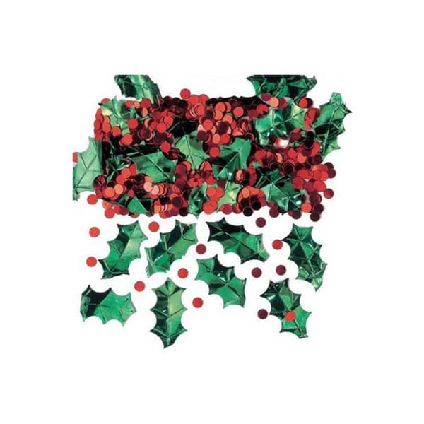 Amscan Konfetti med hyld/bær prægede konfetti Green/Red One Size