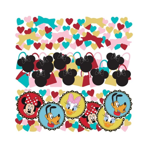 Disney Minnie Mouse Party Confetti (Pack of 3) Multicoloured One Size