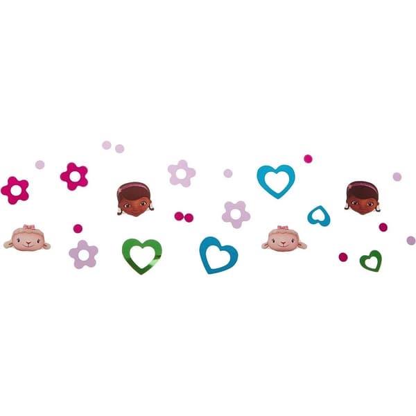 Doc McStuffins Konfetti (pakke med 3) Pink/Green/Blue One Size