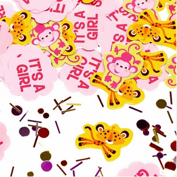Fisher Price It´s A Girl Baby Shower Confetti Multicoloured One Size