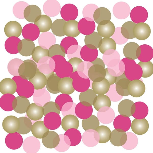 Amscan Disc First Holy Communion Confetti Hot Pink/Soft Pink/Gold One Size