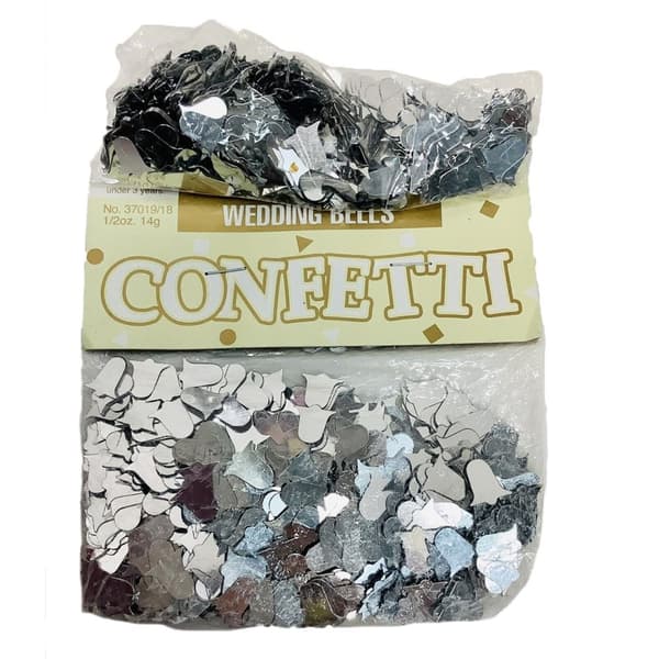 Amscan Bells Confetti Silver One Size