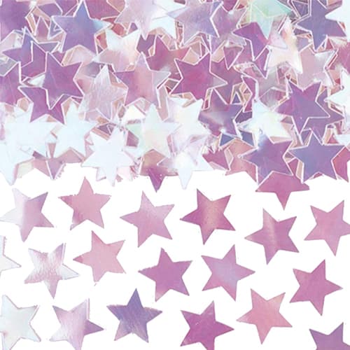 Amscan Metallic Stardust Confetti Pink One Size