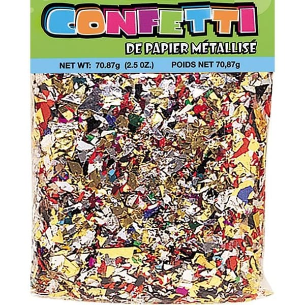 Multifärgade konfetti - Ej specificerat - 70g - Fest - Bröllop - Födelsedag