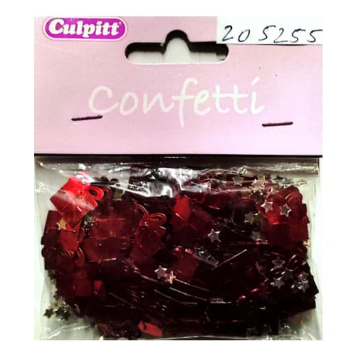 Culpitt Present Confetti Red/Silver One Size
