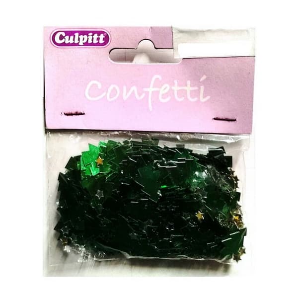 Culpitt Christmas Tree Confetti Green One Size