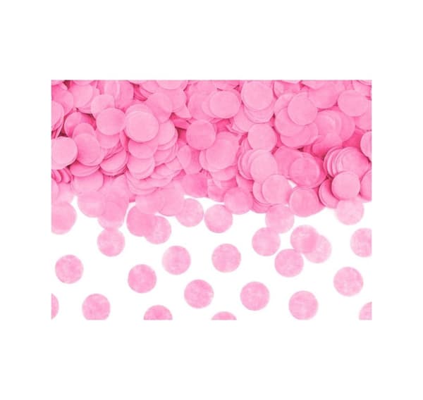 Firecracker konfetti, pink, 60 cm