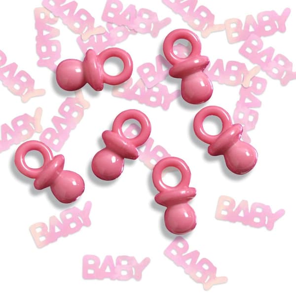 Creative Party It´s A Girl Confetti Pink/White One Size