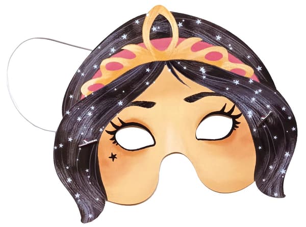 Ansiktsmasker och skattjakt Prinsessor 5-pack Fridolin