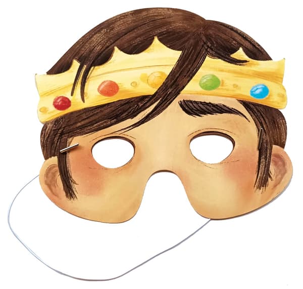 Ansiktsmasker och skattjakt Prinsessor 5-pack Fridolin