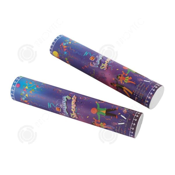 INN Konfettikanoner 24,6 x 5 cm Party Popper Flerfärgade konfettikanoner för prisutdelningar Pubar Designs