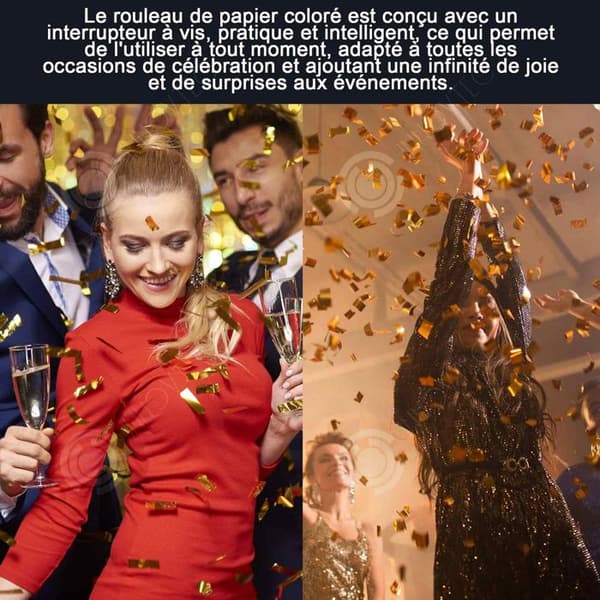 INN Confetti Cannons 12 st Party Popper för prisceremonier Pubar Konserter Multicolor Confetti Cannon