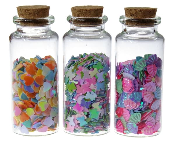 Confetti 3x10g glasflasker Sunny Day Astra 545