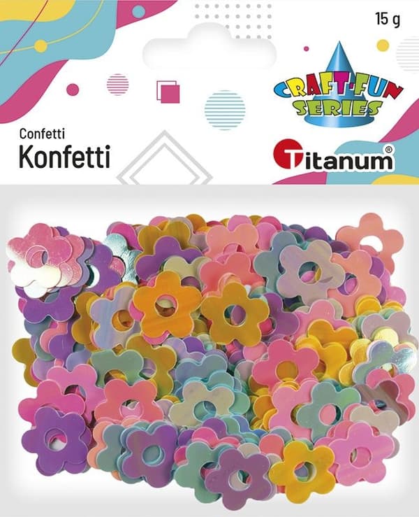 Konfetti blomster 15g Titanum