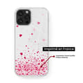 Miniatyrbild 2 av 6: Silicone-förstärkt tryckt skal kompatibelt med Samsung Galaxy S23 Ultra Hjärtans konfetti rosa