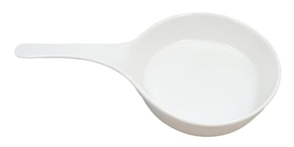Rundt porcelænsfedt - Panna - 4-pakning