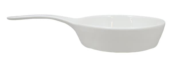 Rundt porcelænsfedt - Panna - 4-pakning