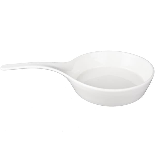 Runt Porslins Fat - Panna - 4 pack