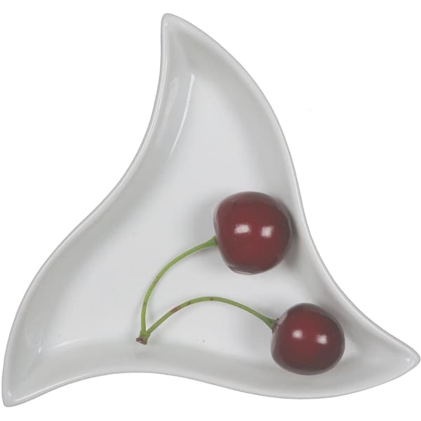 Porcelænsskål Triangle Spiral - 20 pakker