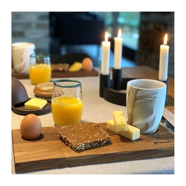 Brunchbræt til æg og krus