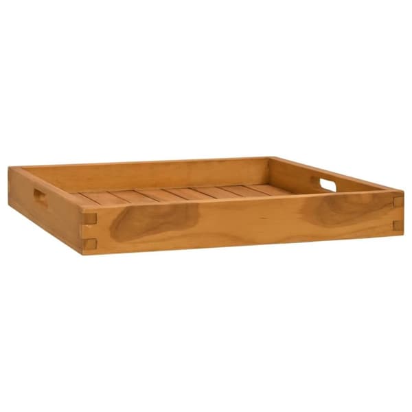 vidaXL Tarjotin 50x50 cm täysi tiikki