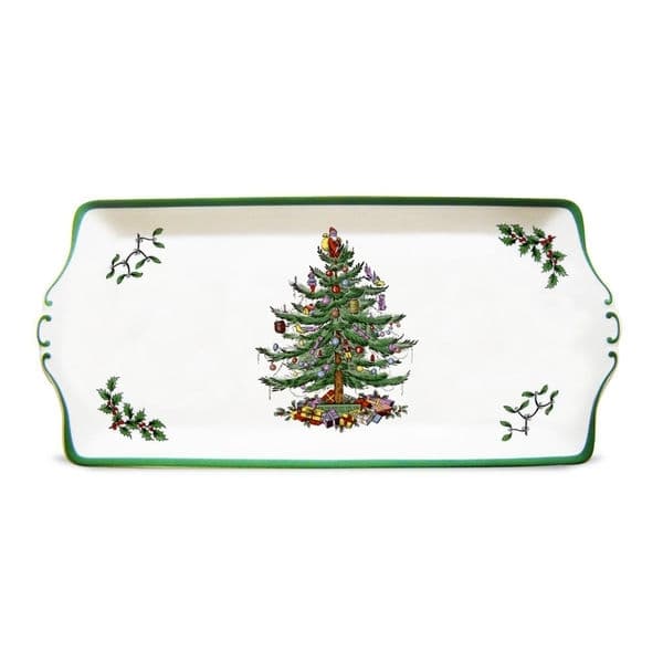 Christmas Tree Sandwich Tray 34 x 15cm - Spode