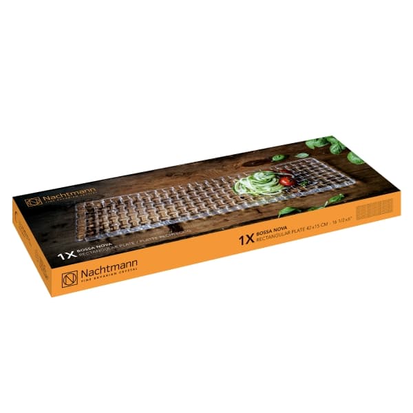 Bossa Nova Rectangular Plate 42x15 cm - Nachtmann
